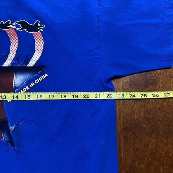 Union Made Vintage Chemical Workers Union American Tee Blue Men's Size XL - Picture 7 of 9